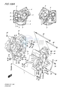 SFV 650 GLADIUS EU drawing CRANKCASE