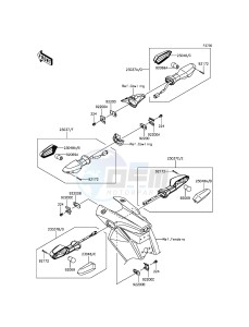 Z800 ABS ZR800DGF UF (UK FA) XX (EU ME A(FRICA) drawing Turn Signals