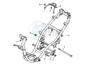 YQ AEROX 100 drawing FRAME