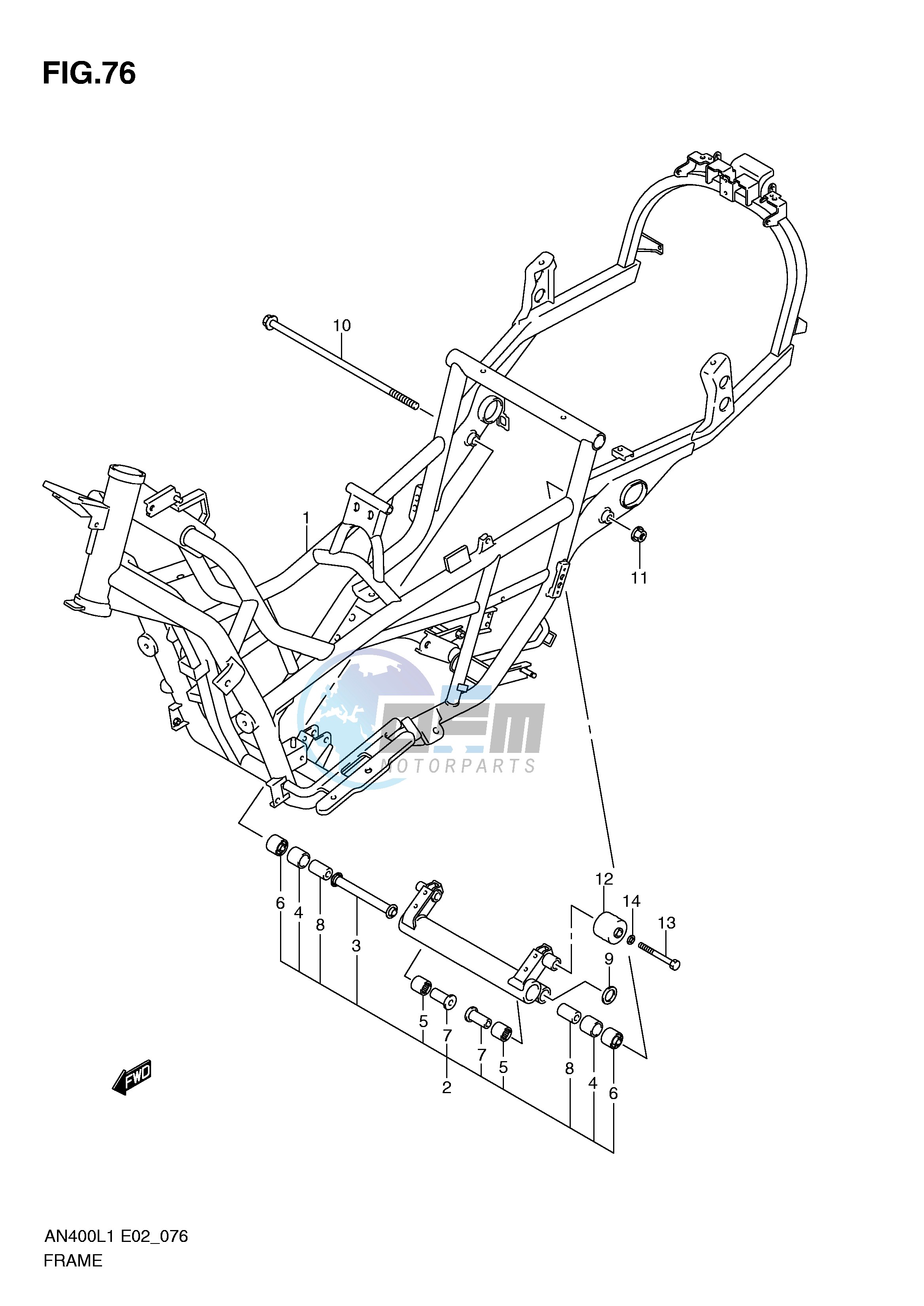 FRAME (AN400ZAL1 E51)