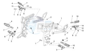 Griso V IE 1100 drawing Foot rests I