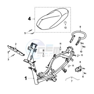 TKR SZ EU drawing FRAME AND SADDLE