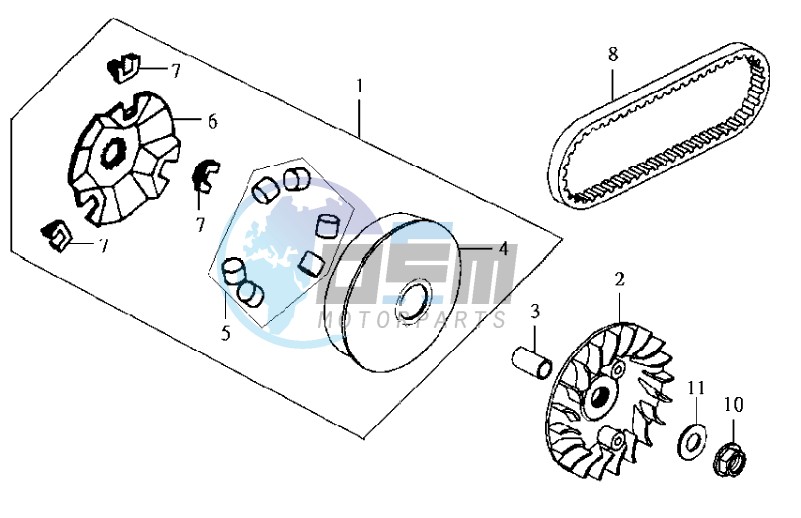 CLUTCH / V BELT