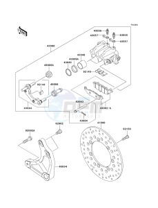 VN 1500 B [VULCAN 88 SE] (B1-B3) N7F drawing REAR BRAKE