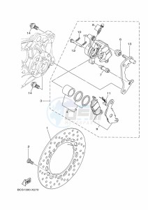 MWS125-C TRICITY 125 (BCS1) drawing REAR BRAKE CALIPER