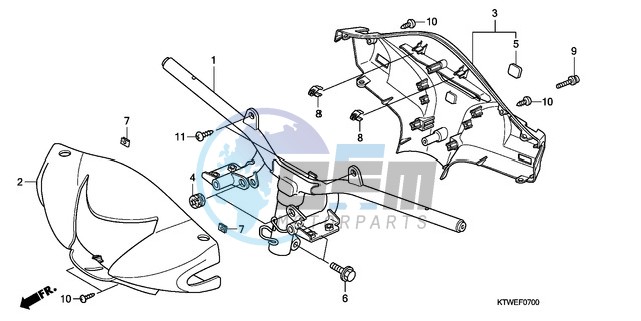 HANDLE PIPE/HANDLE COVER