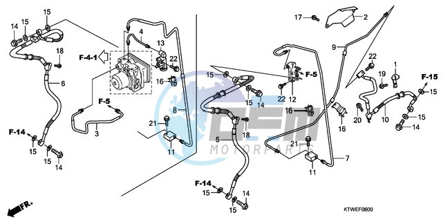 RR. BRAKE HOSE/BRAKE PIPE