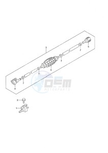 DF 25 V-Twin drawing Fuel Hose