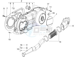 Runner 125 VX 4t e3 serie Speciale drawing Crankcase cover - Crankcase cooling