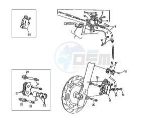 ELEFANT 750 drawing FRONT BRAKE SYSTEM