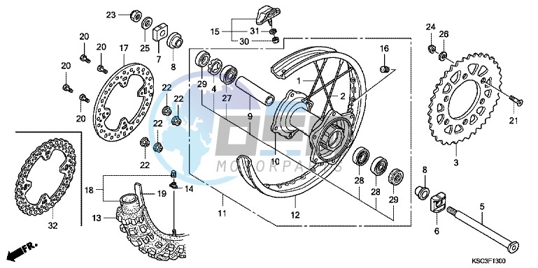 REAR WHEEL