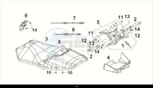 MAXSYM TL 508 (TL50W2-EU) (M2) drawing DOUBLE SEAT / MAXSYM TL 508 (TL50W2-EU) (M2)