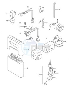 DF 115 drawing PTT Switch Engine Control Unit (2004 & Newer)