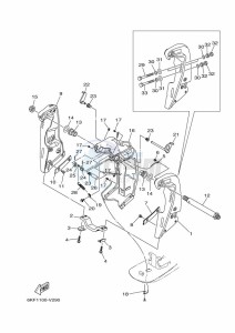 F300G drawing FRONT-FAIRING-BRACKET