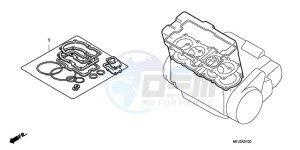 CBR600RR9 France - (F / CMF SPC) drawing GASKET KIT A