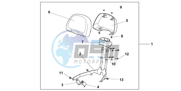 BACKREST *NHA95M*