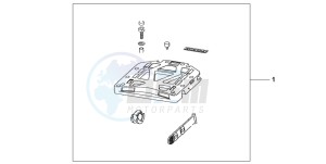 NX650 500 DOMINATOR drawing REAR BASE CARRIER