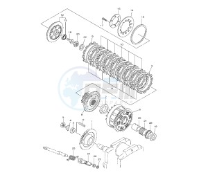 XVS A MIDNIGHT STAR 950 drawing CLUTCH