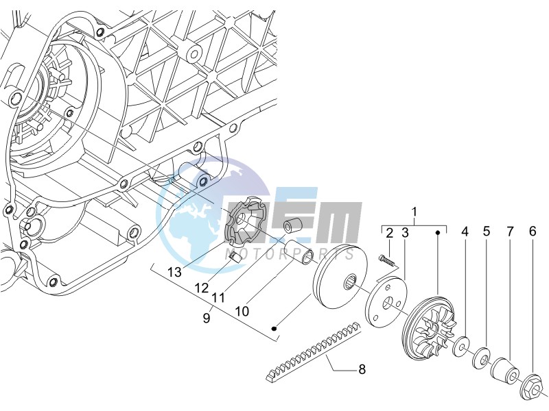 Driving pulley