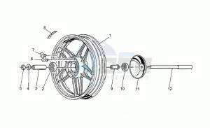 V 65 650 Florida Florida drawing Rear wheel, alloy