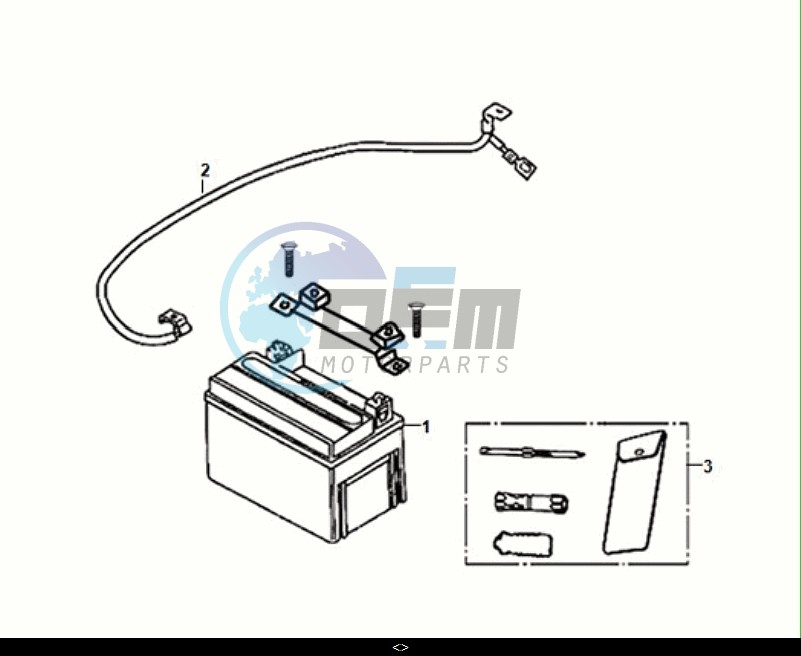 BATTERY - TOOL BOX