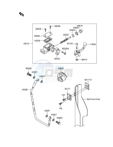 RM-Z250 (E28) drawing FRONT MASTER CYLINDER