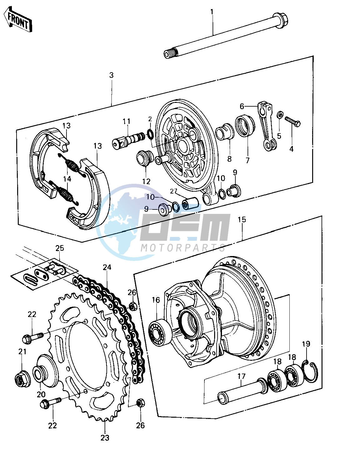 REAR HUB_BRAKE_CHAIN