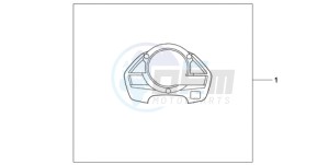 CB600FA39 Spain - (SP / ABS ST) drawing METER PANEL