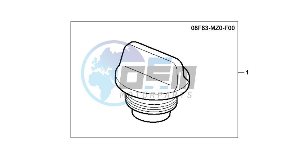 CHROME OIL CAP