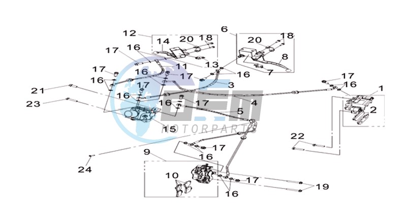 BRAKE LEVER / BRAKE CALIPER / BRAKE LINE