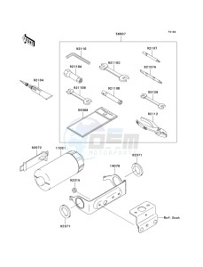 JT 1100 B [1100 STX] (B1-B2) [1100 STX] drawing OWNERS TOOLS