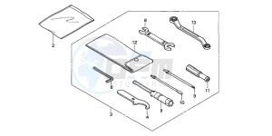 FJS600D SILVER WING drawing TOOLS