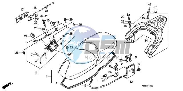 SEAT/REAR CARRIER