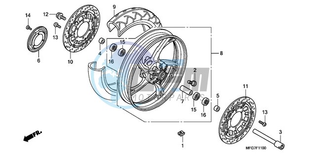 FRONT WHEEL