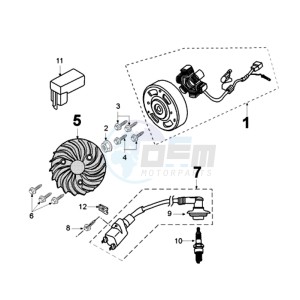 LUDIX 10 B ONE drawing IGNITION PART