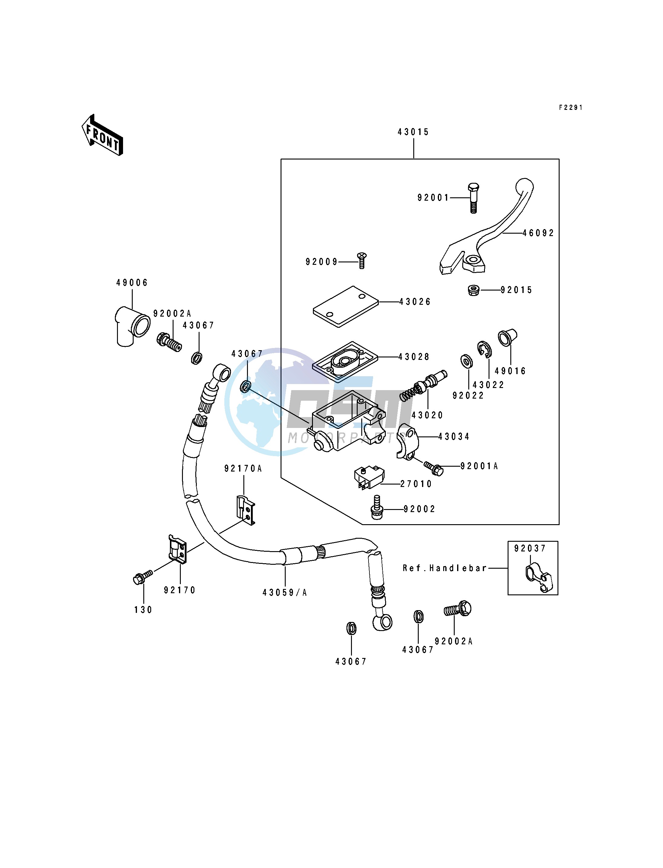 FRONT MASTER CYLINDER