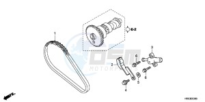 TRX500FPEC drawing CAM CHAIN/ TENSIONER