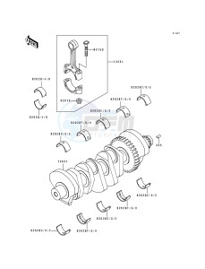 ZX 750 K [NINJA ZX-7R] (K1-K2) [NINJA ZX-7R] drawing CRANKSHAFT