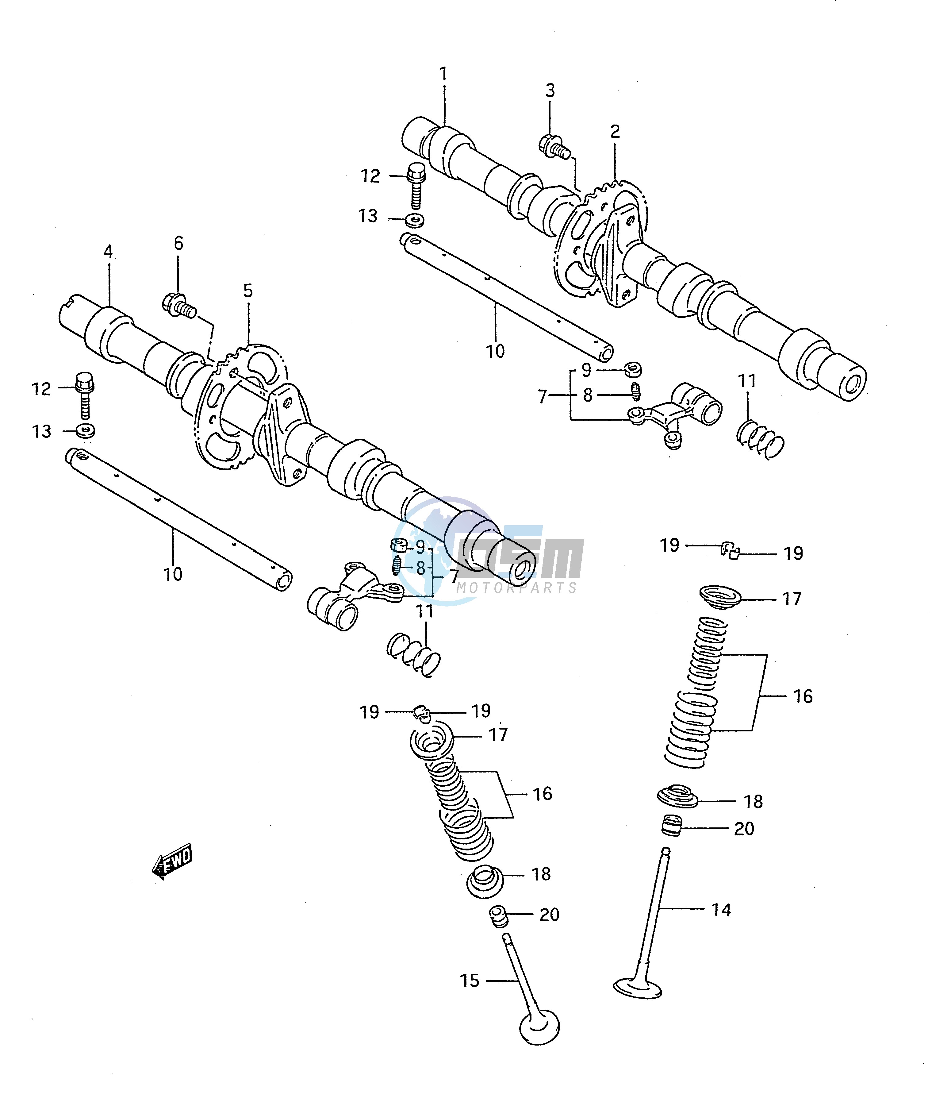 CAM SHAFT - VALVE