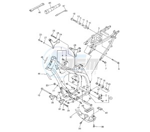 WR F 250 drawing FRAME