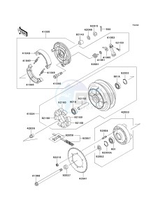 EN 500 C [VULCAN 500 LTD] (C6F-C9F) C7F drawing REAR WHEEL_CHAIN