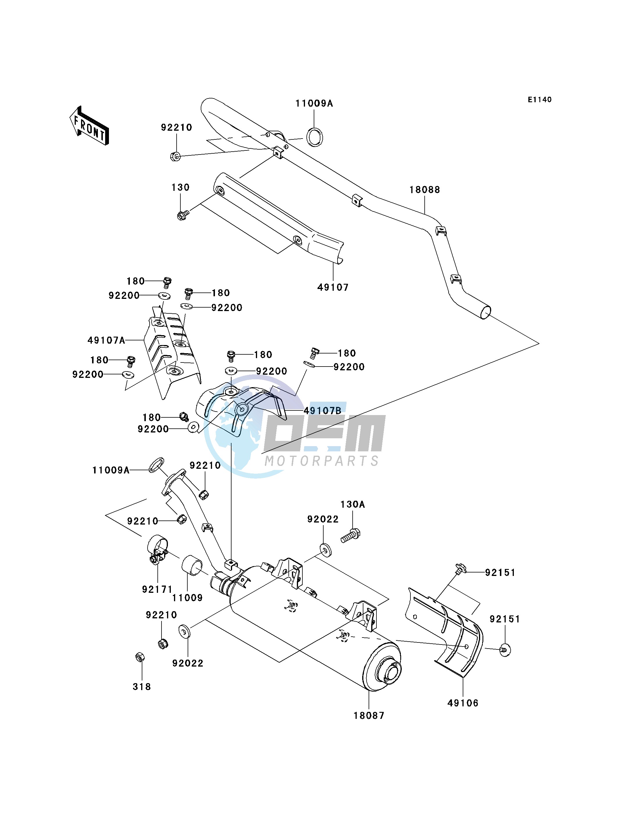 MUFFLER-- S- ---  - JKAVFDB1 6B503806- -