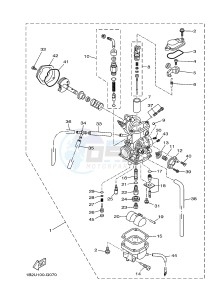 TT-R125 TT-R125LWE (2PT3) drawing CARBURETOR