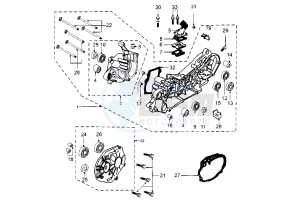 LOOXOR TSDI - 50 cc drawing CRANKCASE