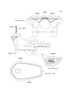 KZ 1000 P [POLICE 1000] (P20-P24) [POLICE 1000] drawing DECALS