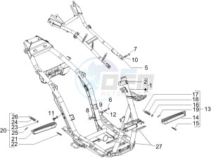 Runner 200 VXR 4t drawing Frame bodywork