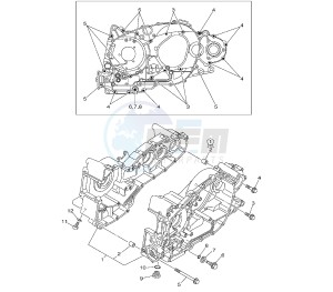 XP T-MAX SV 500 drawing CRANKCASE