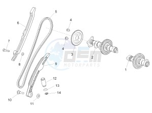 RSV 4 1000 APRC R drawing Rear cylinder timing system