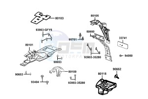 K-PIPE 50 drawing Rear Fender