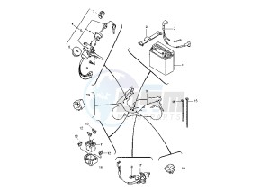 YP E MAJESTY 180 drawing BATTERY